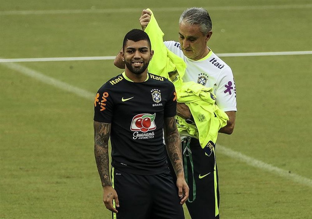 'Gabigol' continua sem convencer na Europa. EFE/Archivo