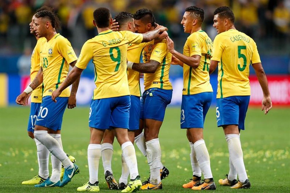 Les 17 joueurs brésiliens 'intouchables' pour la Coupe du monde de Russie. EFE