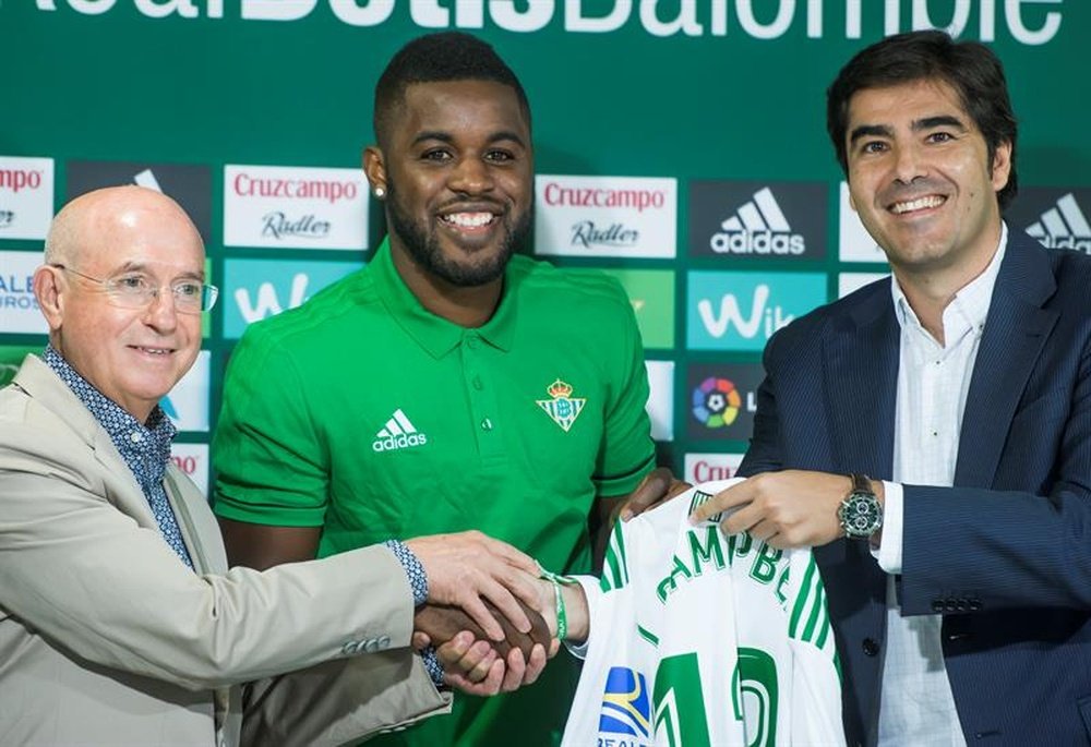 Campbell has returned to Real Betis on loan from Arsenal. EFE