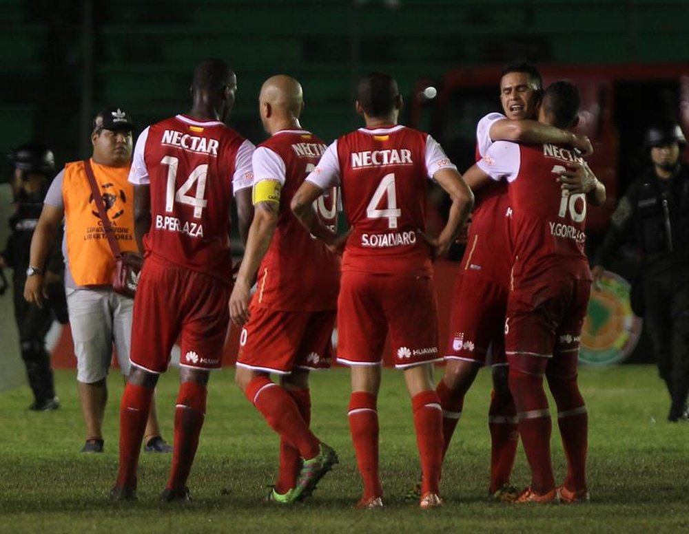 Independiente Santa Fe empató a cero ante Jaguares. EFE/Archivo