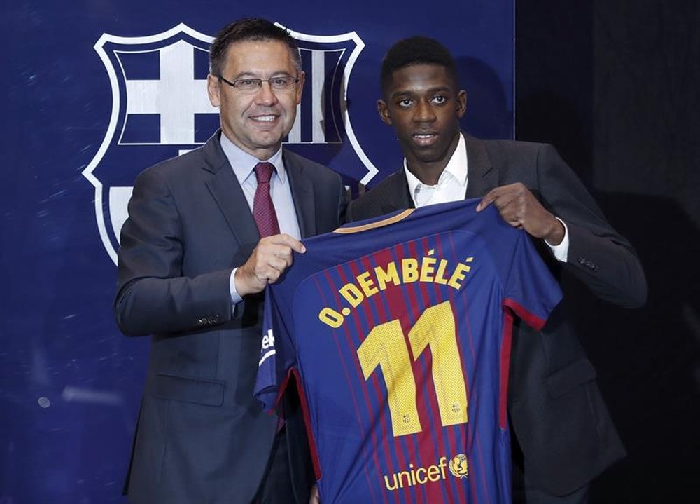 Ousmane Dembélé explique son refus au Barça. EFE