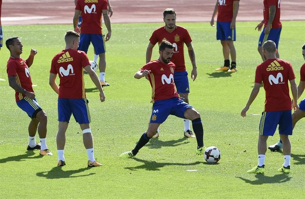 Villa fue la gran novedad de la convocatoria. EFE