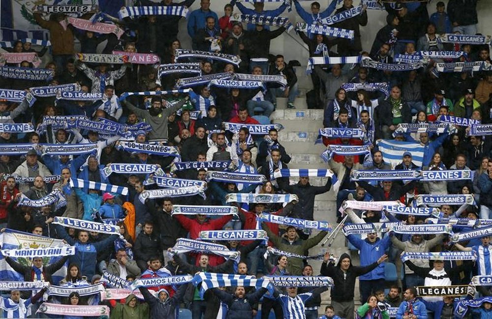 El Leganés empieza a pensar en el partido ante el Atlético. EFE/Archivo