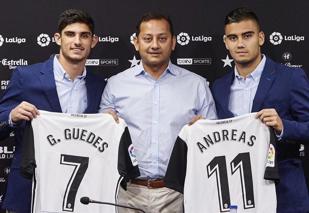 Gonçalo Guedes foi emprestado ao Valencia neste verão. AFP