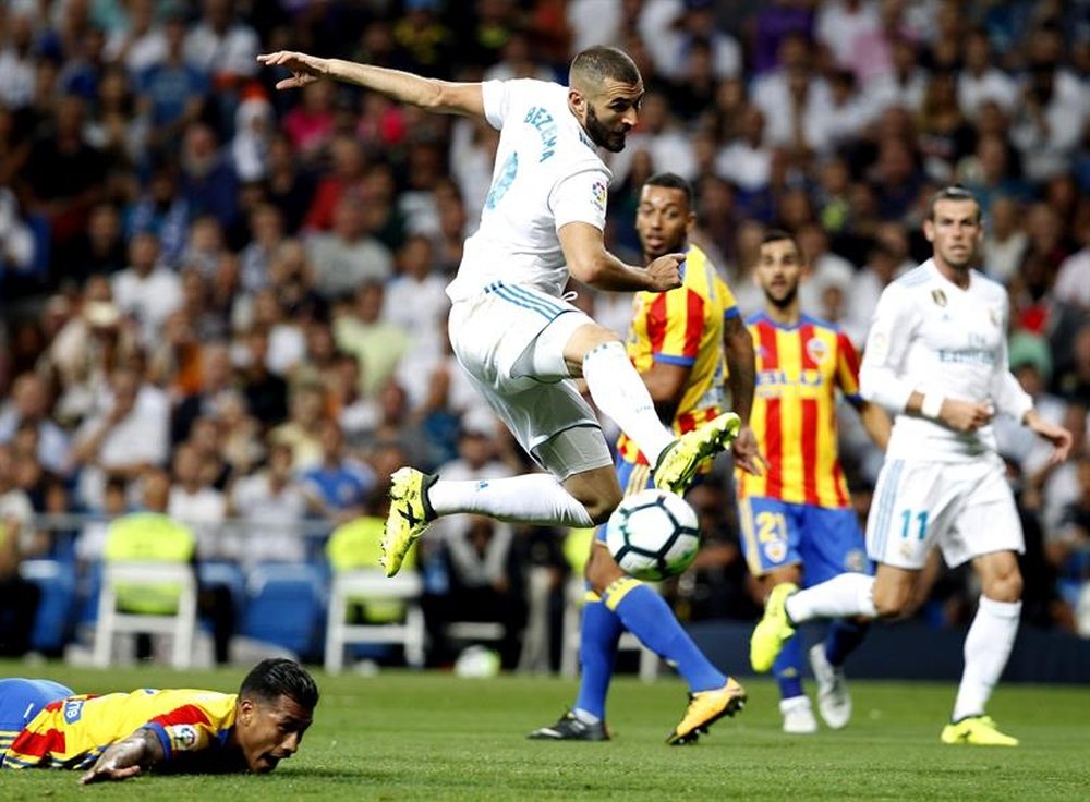 Benzema, enamorado de Zidane. EFE