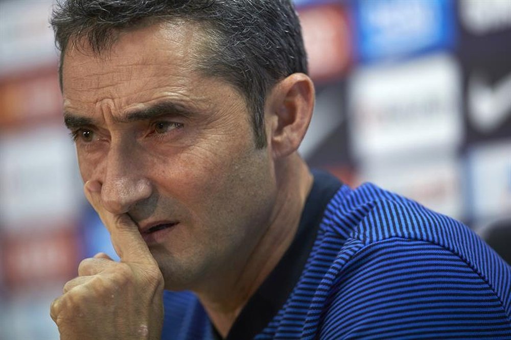 Valverde has one eye on the future. EFE