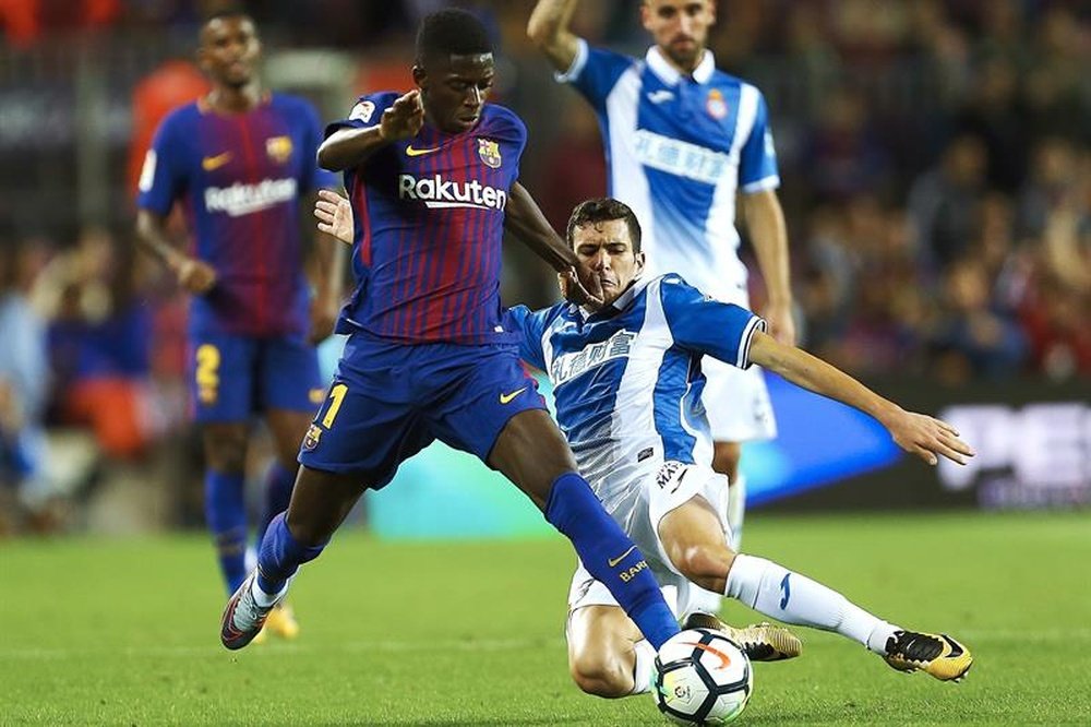 Dembele is waiting fo his first start at Barcelona since joining from Dortmund in the summer. EFE