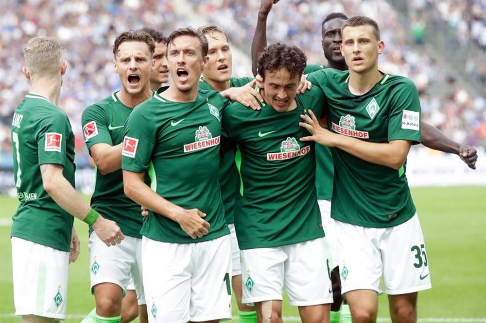 El Werder Bremen quiere salir de la zona roja. EFE/EPA
