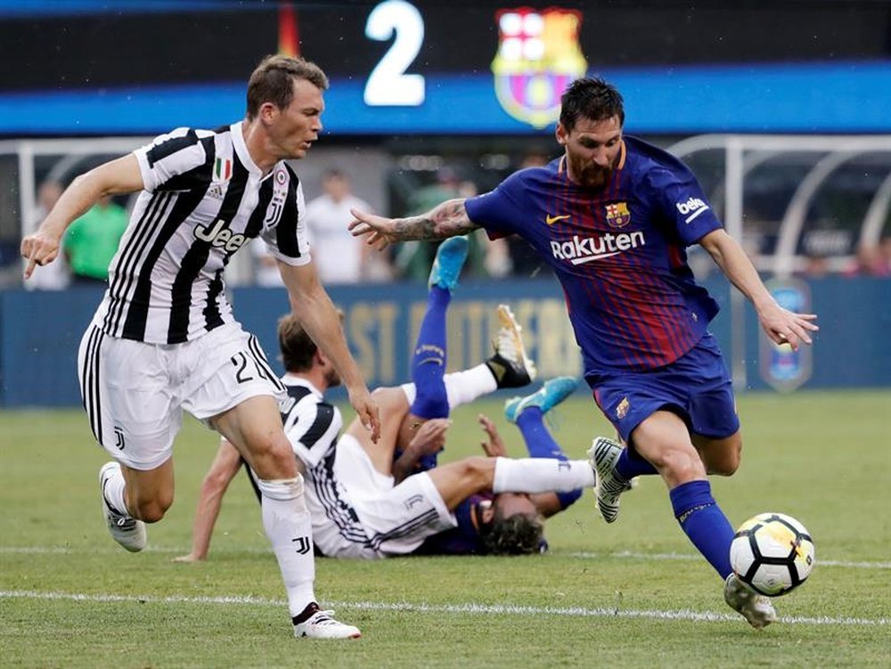 Barça y Juventus ya se vieron las caras esta temporada en Estados Unidos. EFE