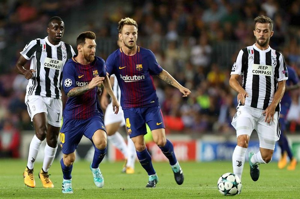 Leo Messi inició la Champions League con una exhibición. EFE