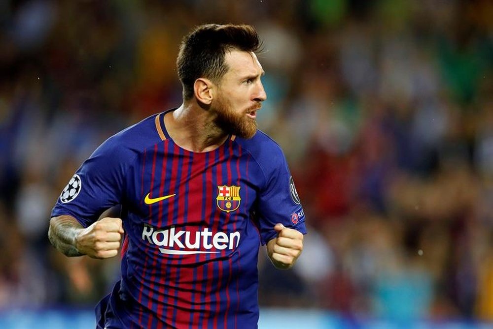 Messi n'a toujours pas signé sa prolongation avec le Barça. EFE