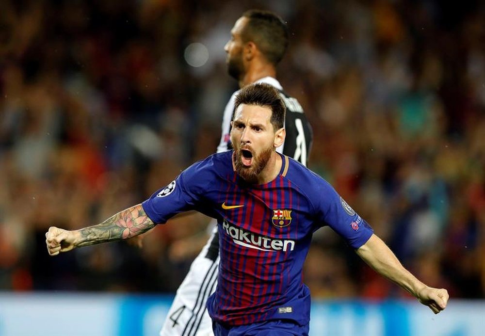 Messi, a casi un gol por partido entre Barcelona y Argentina. EFE