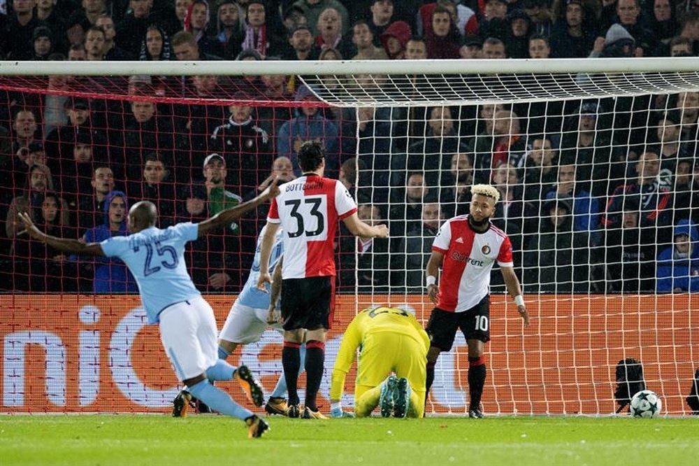 El Feyenoord ha dado la sorpresa de la jornada, al perder 4-0 ante el Trencín. EFE/Archivo