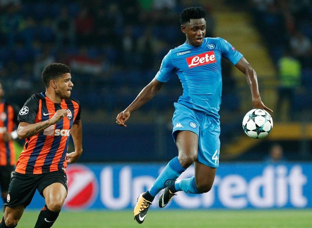 O Shakhtar bateu o Napoli no arranque da Champions. EFE