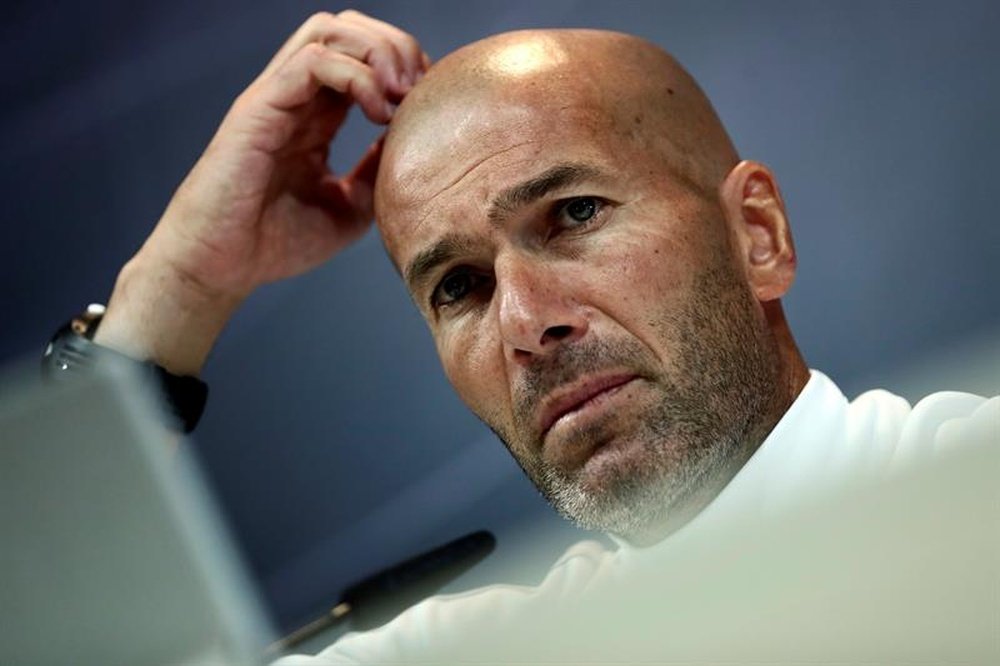 Equipe de Zidane com um mau arranque na liga espanhola. EFE