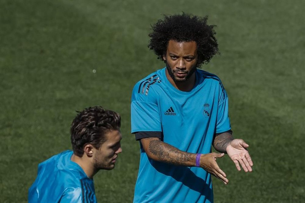 Marcelo has suffered a grade two tear in his left bicep femoris muscle. EFE/Archivo