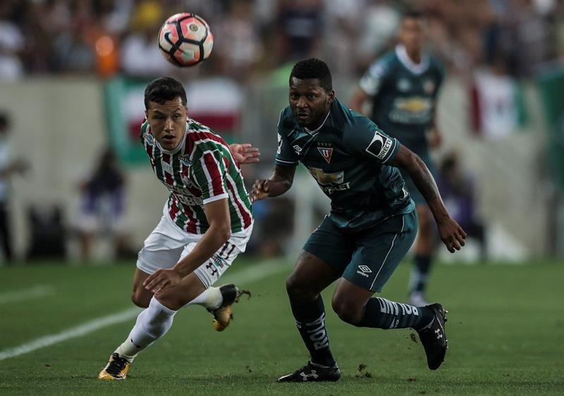 Fluminense vence por la mínima y deja con vida a Liga de Quito
