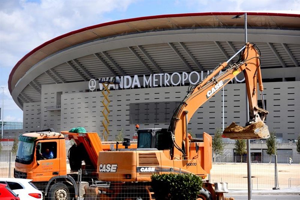 Los accesos desde la M-40 han comenzado a construirse. EFE/Archivo