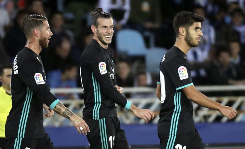 Bale marcó el tercer y definitivo tanto a la Real. EFE