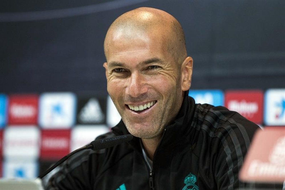 Zidane analizó el choque en el Coliseum. EFE