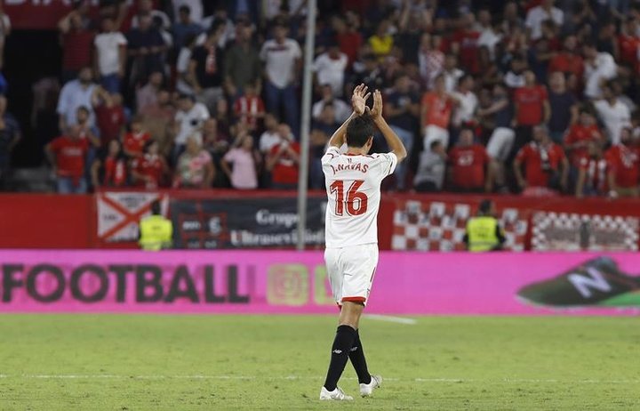El Sevilla se ejercitó con el punto de mira puesto en el Wanda