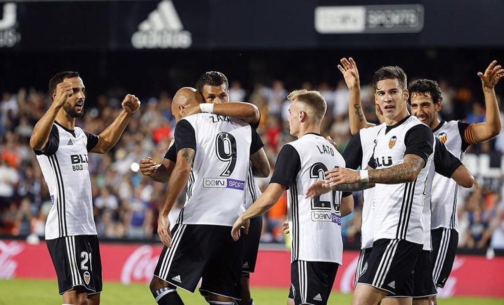 El Valencia ha vencido por 4-0 al Sevilla. EFE/Archivo