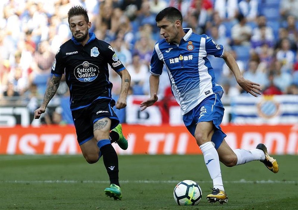 Aarón Martín estuvo en la agenda del RB Leipzig. EFE/Archivo