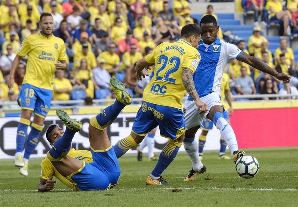 Las Palmas ha dejado escapar tres puntos de su estadio. EFE