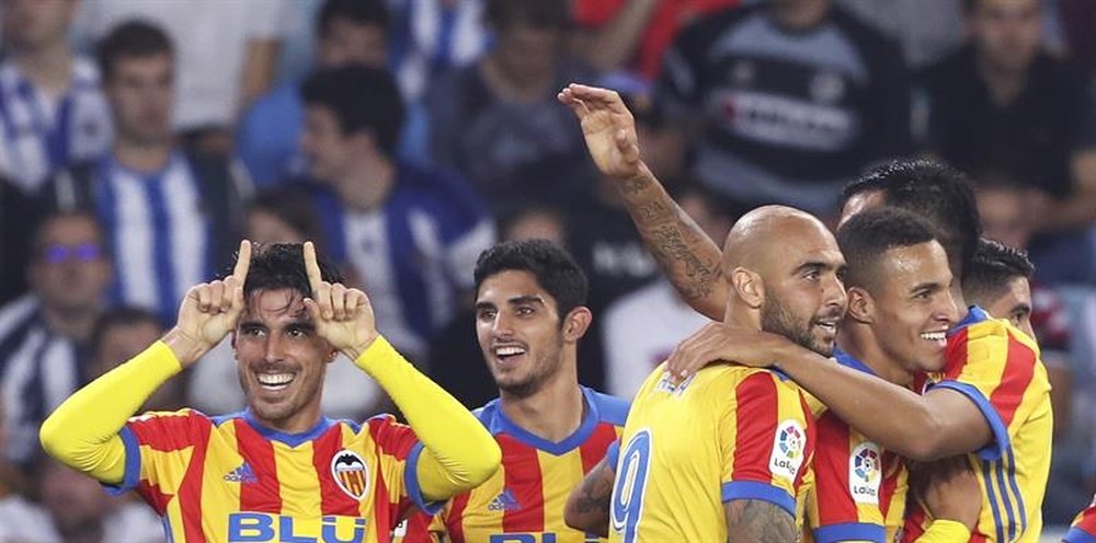 El Valencia ocupa la segunda posición en Liga. EFE