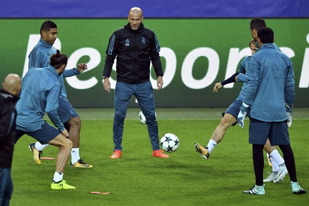 L'armada du Real Madrid se rend au Signal Iduna Park. EFE/Sascha Steinbach