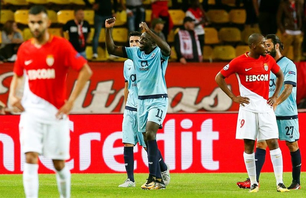 Aboubakar scored twice in his side's 3-0 wi over Monaco on Tuesday night. EFE
