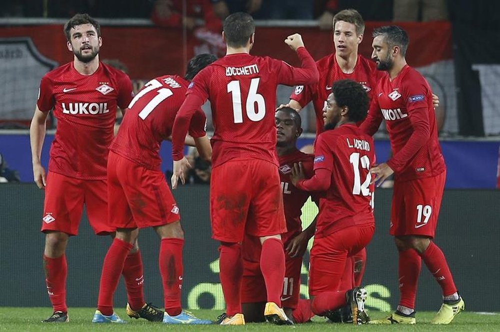 Spartak edged past Akhmat to put them in fifth place in the Russia Premier League. AFP