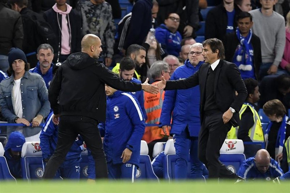 Conte rues loss to Manchester City. EFE/EPA