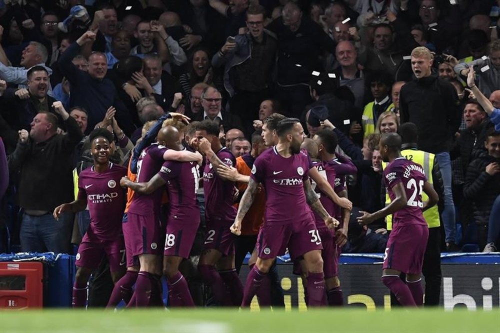 City beat Chelsea 1-0 at Stamford Bridge on Saturday. EFE/EPA