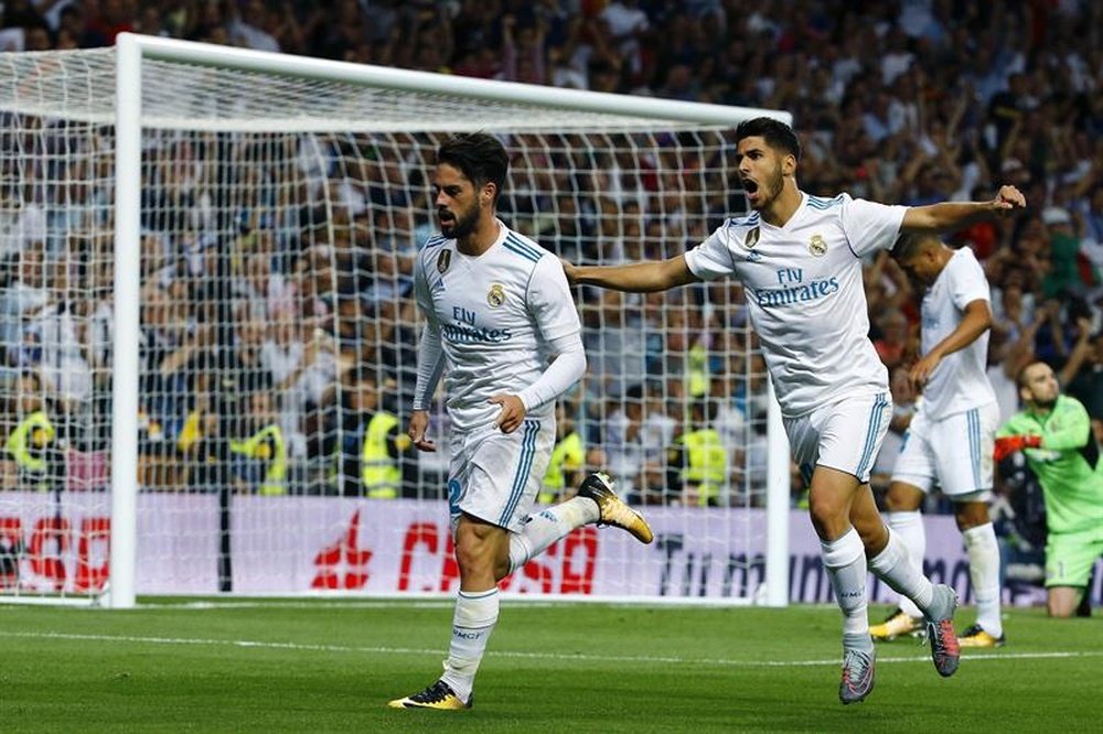 Isco scored twice against Espanyol. EFE