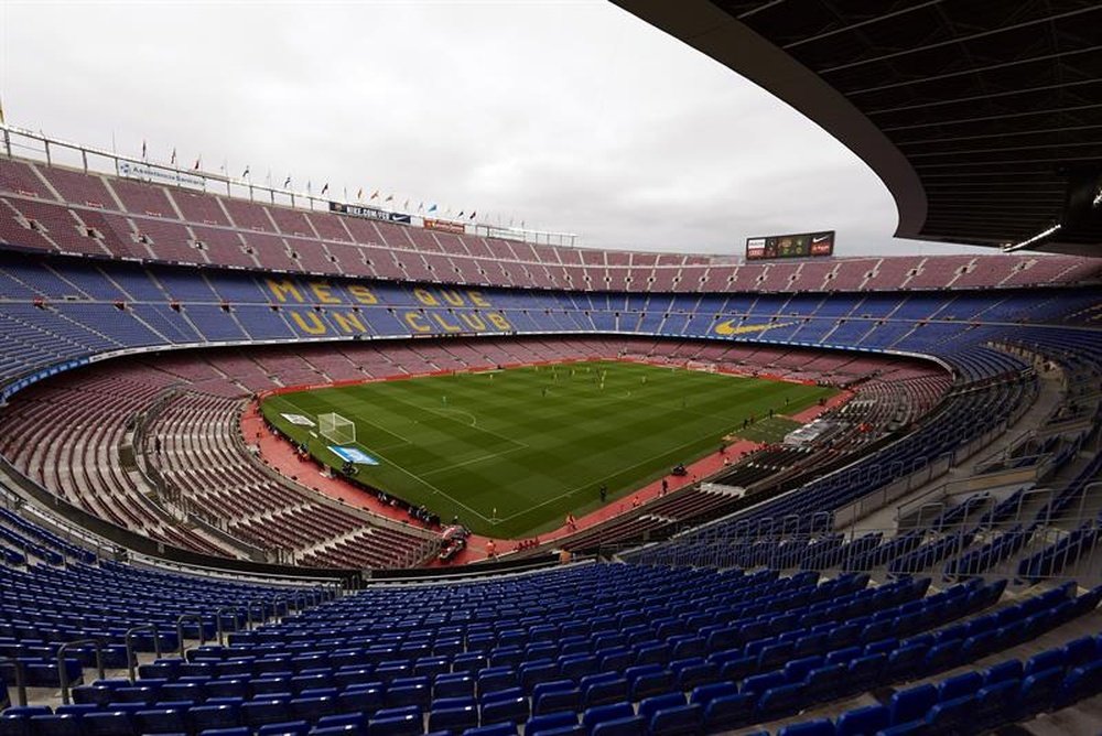 Barcelona-Las Palmas s'est joué à huis clos. AFP