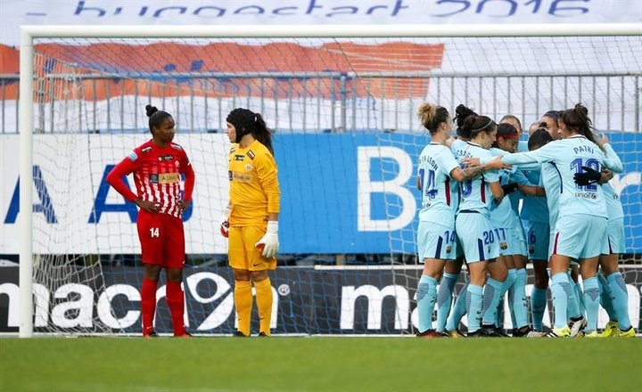 Dulce debut del Barça Femenino en la Champions