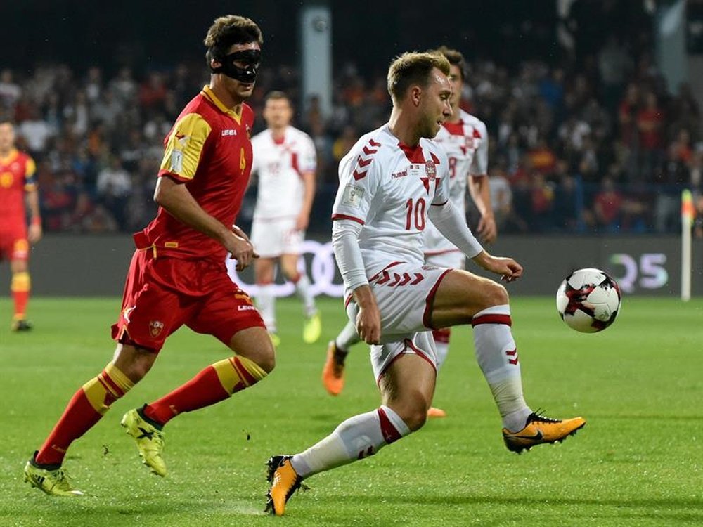 Vukcevic abandona a la Selección de Montenegro al estar sancionado. EFE