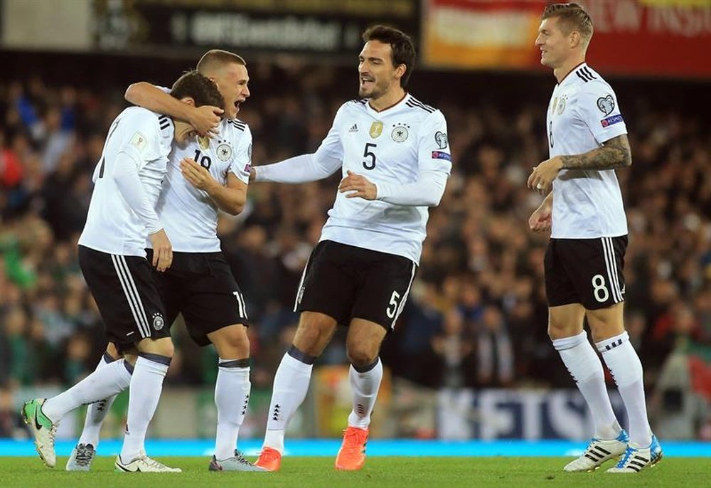 L'Allemagne reçoit l'Azerbaïdjan à domicile pour un match prévu à 20h45. EFE