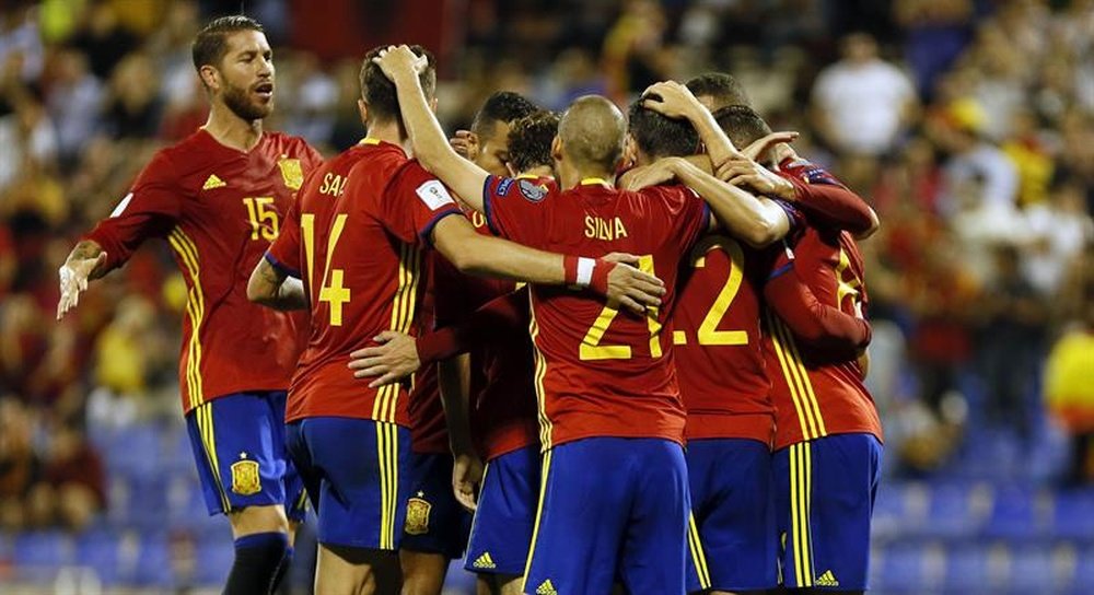 A Espanha está no Campeonato do Mundo. EFE