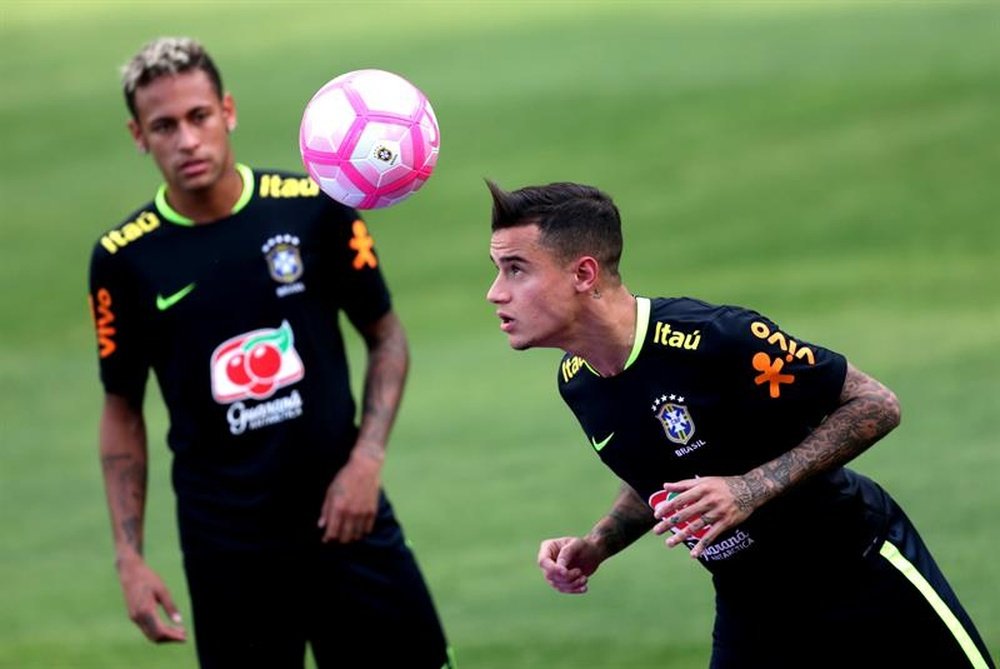 Le PSG et Neymar doublent le Barça pour Coutinho. EFE