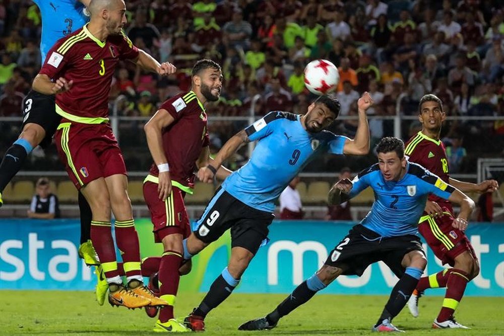 L'Uruguay ne devrait pas avoir trop de mal pour se qualifier. EFE