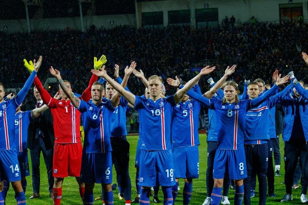 Islandia consiguió clasificarse para un Mundial por primera vez en su historia. EFE