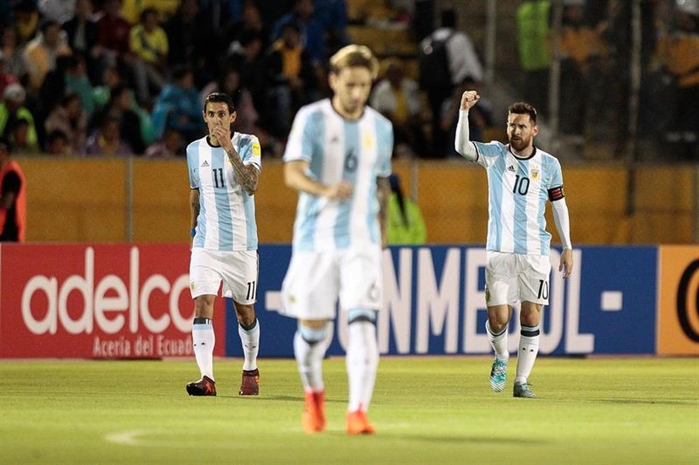 Argentina se rindió ante Leo Messi. EFE