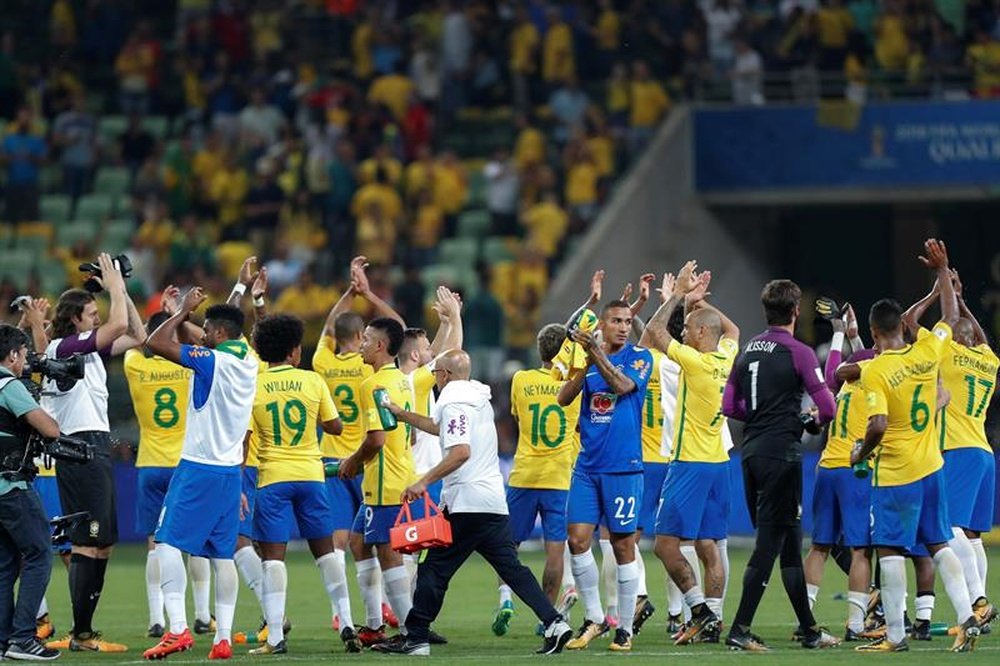 Rússia defronta o Brasil numa partida amistosa. EFE