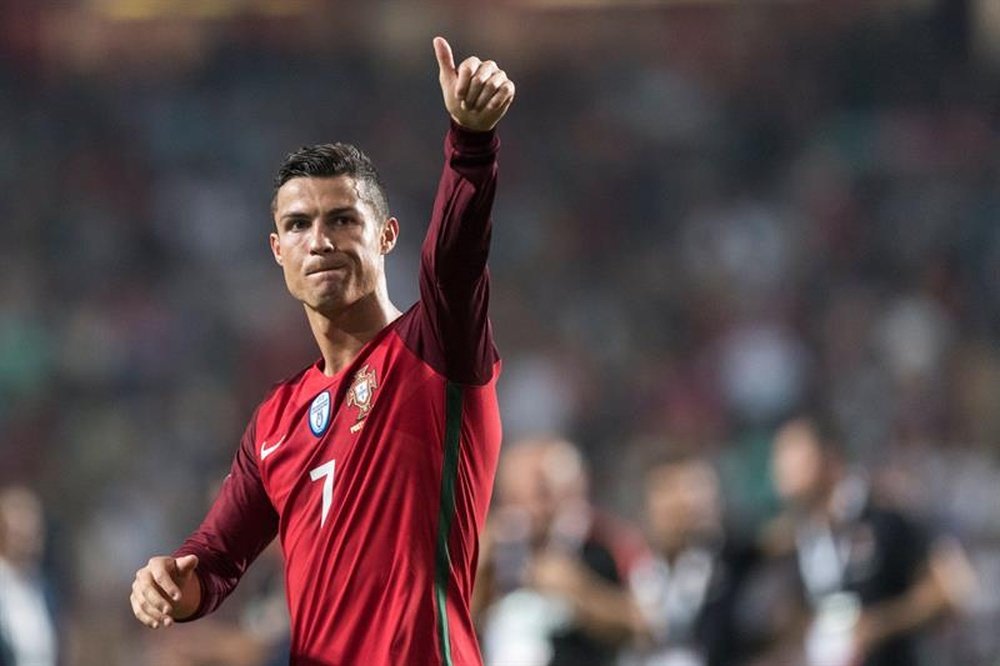 Cristiano Ronaldo no falla a su cita con el Mundial. EFE