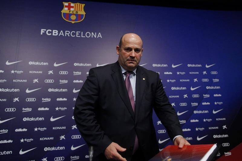 Óscar Grau, en un acto con el Barcelona