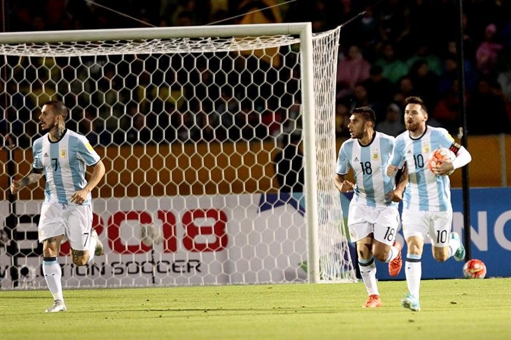 El conjunto argentino se prepara para el próximo Mundial. EFE