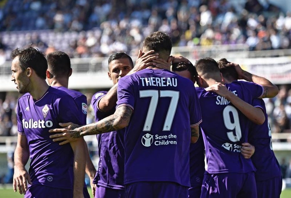 La Fiorentina está defraudando en Italia. EFE