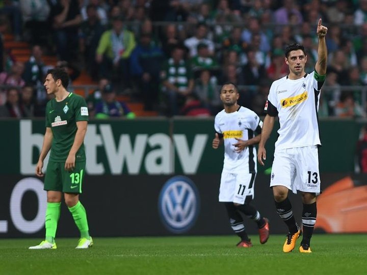 El 'Gladbach se llevó la victoria de Bremen y ahondó en la crisis del Werder